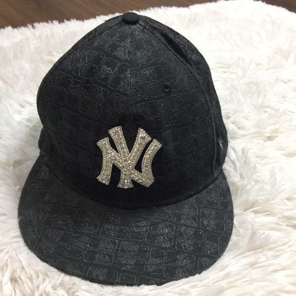 bedazzled yankee hat